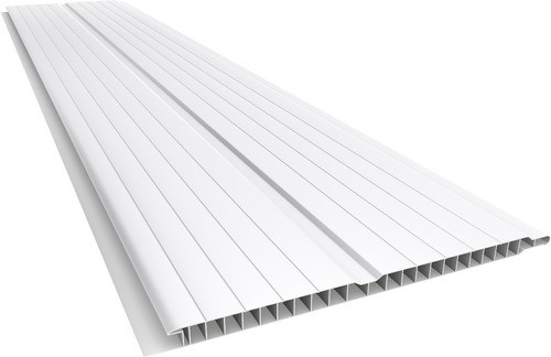Cieloraso Pvc Tabla Gris 4m X8mm Lambriz Techo Revestimiento 0