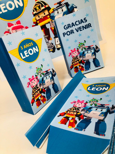 Bolsas Golosineras Personalizadas X 30 Robocar Poli 1