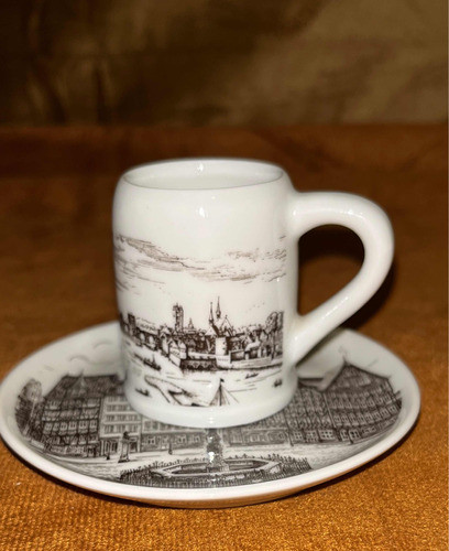 Taza Y Plato Adorno Porcelana Royal Bavaria Kpm Handarbeit 1
