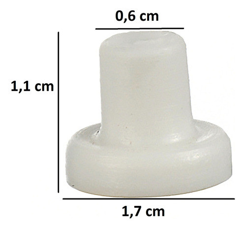 Arandela Plastica Conica Para Tornillo Inodoro Pack X100 1