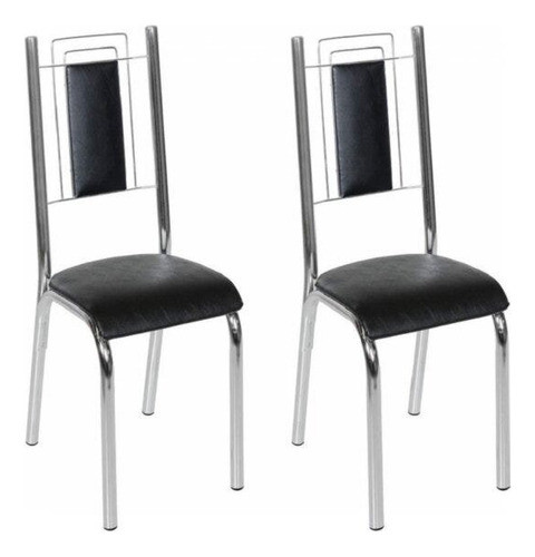 Conjunto 2 Cadeiras Aço Bela Premium Ciplafe Ec 0