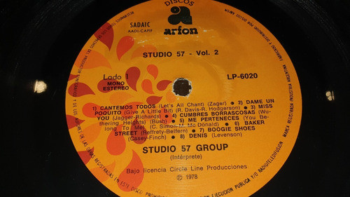 Studio 57 Lp Argentina Vol 2 1978 Covers 1