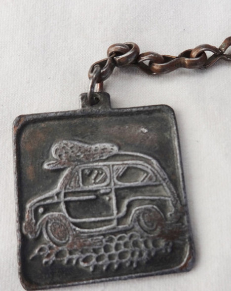Llavero Antiguo Fiat Oscar Fiat 600 Lomas Del Mirador Metal 1