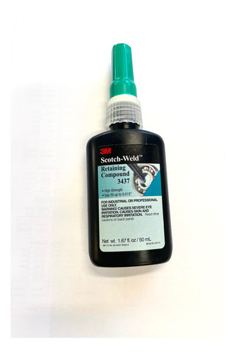 Anaeróbico Retenedor 3m Scotch Weld 3437 Green (50ml) 0