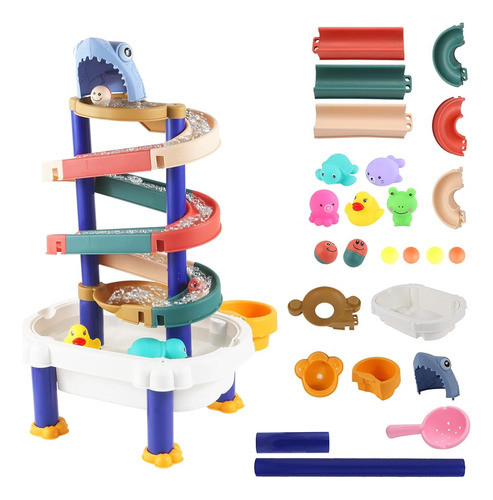 Juguetes De Baño Para Niños Waterpolo Slide Wall Bathtub Toy 0