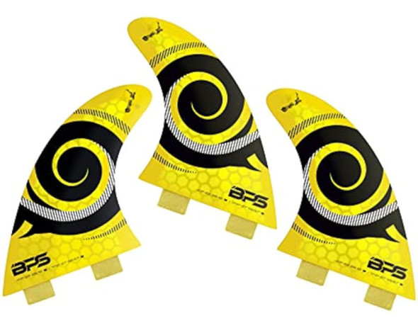 Bps Juego De 3 Aletas De Hélice Para Tabla De Surf 0
