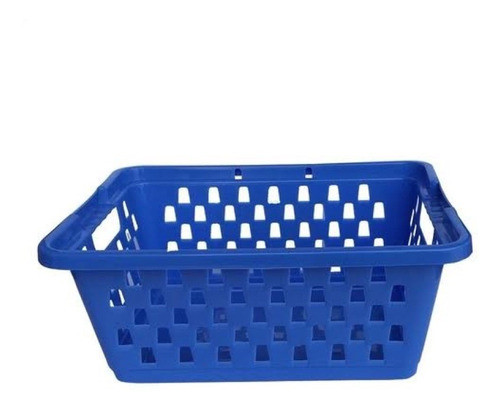 Kit 4 Cestos Organizadores Pequeno  Azul 16x12x6cm 800 Ml 1
