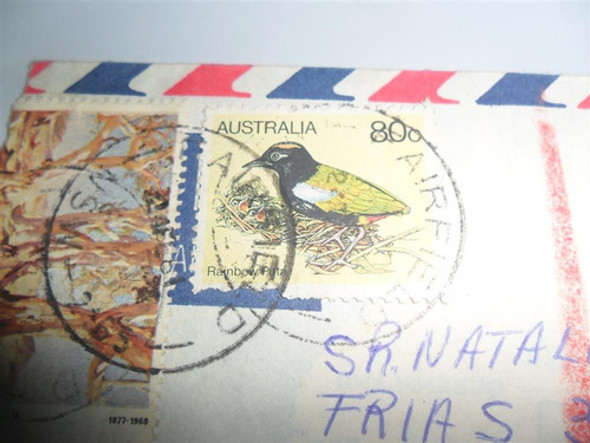 Antigua Papeleria Sello Estampilla Australia 0