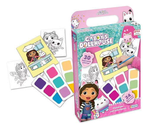 Pintando Con Acuarelas Gabbys Dollhouse +24 Colores 01019 0