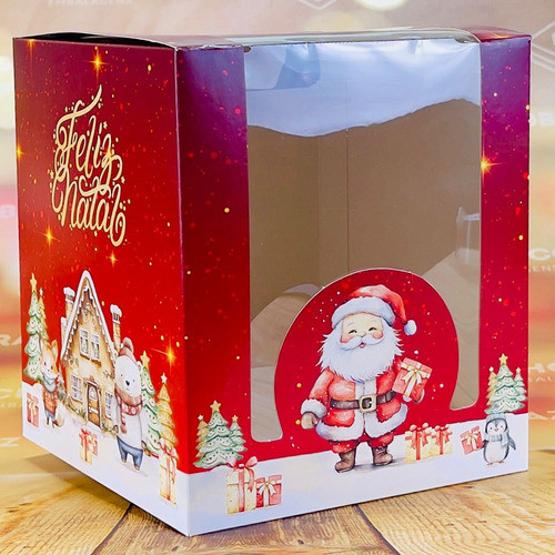5 Caixa Panetone Natal Encantado - Natal Ideia 2024 1