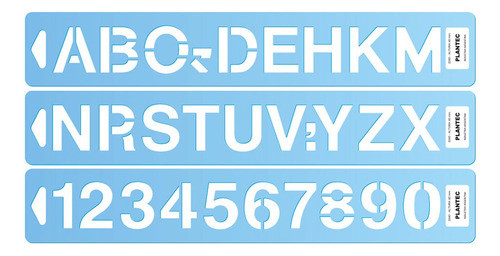 Letrografo Plantec 2280 Altura 80mm 0