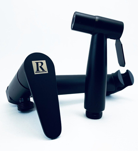 Ducha Higiénica Mezcladora Bidet 15cm Negro Mate Rimontti 0