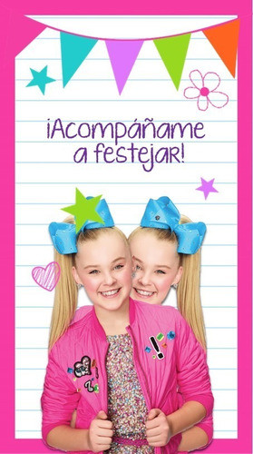 Video Tarjeta Invitación Digital- Jojo Siwa 0