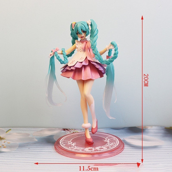 Figura Miku Hatsune Anime Hermosa De Colección 20 Cm 1