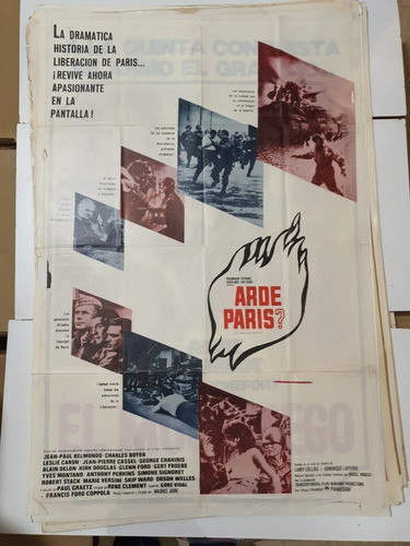 Afiche De Cine Original-arde Paris?-1769 0