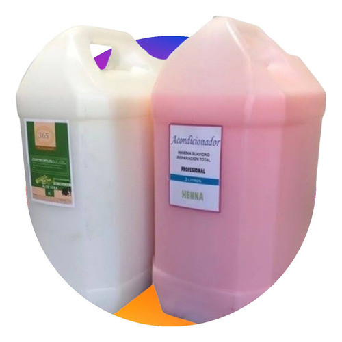 Shampoo Sin Sal Colageno Y Crema Enjuague Sin Sal 10 Y 10lit 0