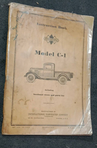 Catalogo Antiguo International Pick Up C1 En Ingles 0