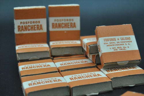 Antiguas Cajas De Fosfóros Ranchera Vintage Colección Retro 0