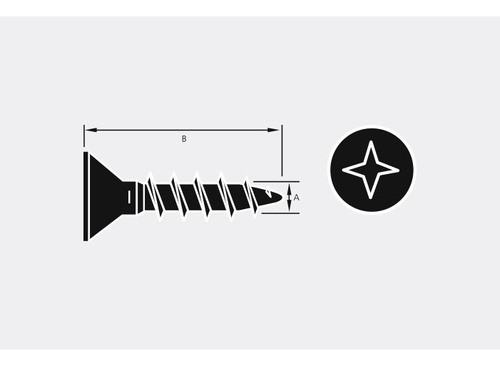 Tornillo Fix 3,5x35 Sko Madera  X 100 Unidades 1