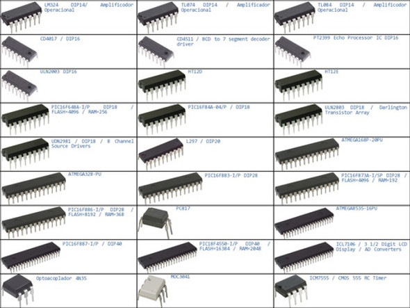 Pack 6x Uln2803 Soic18 Transistor Array Circuito Integrado S 1