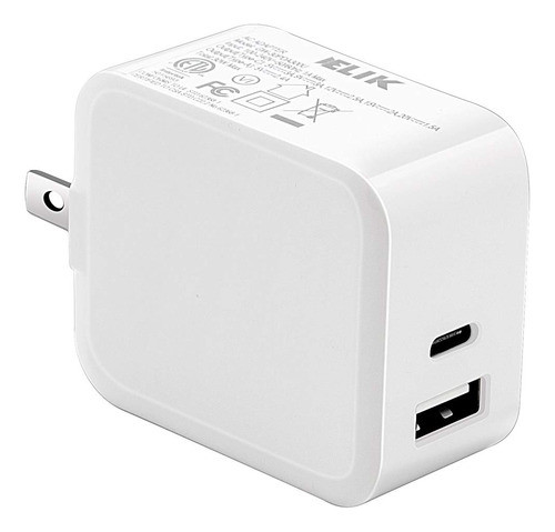 Cargador De Pared Usb Tipo C De 30 W, Cargador Rpido Plegabl 0