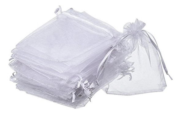 Mudder 50 Bolsas De Regalo De Organza Para Bodas, Fiestas, B 0