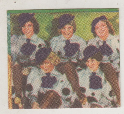 Cine 1954 Figurita Bebe Daniels Ginger Rogers Album Uruguay 0