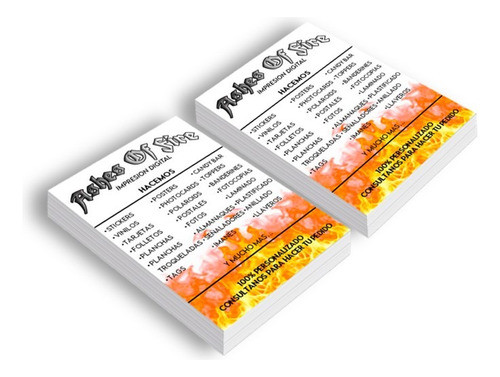 Folletos Doble Faz 20 X 15 Cm Papel Obra X 500 Uds Color Bn 0
