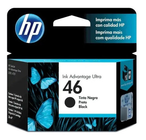 Cartucho Tinta Hp 46 Cz637al Advantage 2529 4729 5738 Preto 0