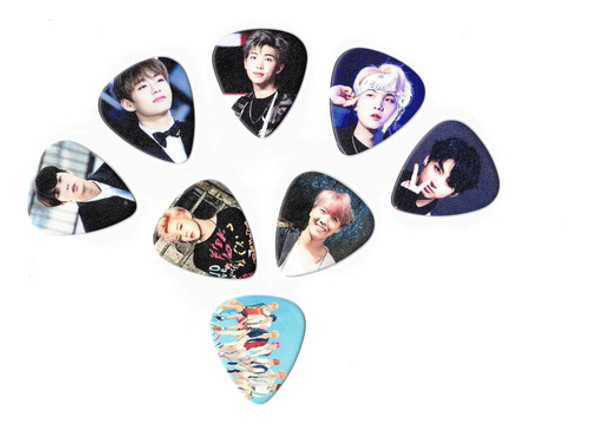 Púas De Guitarra Bts - (8 Púas En Un Paquete) 0