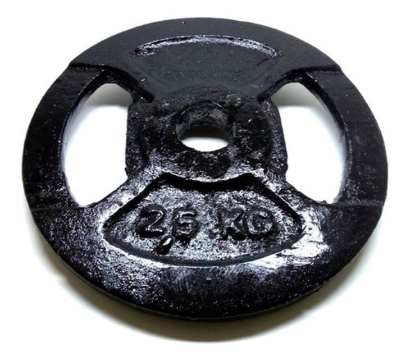Discos De Fundición Pesas Con Agarre X 2.5 Kg 1