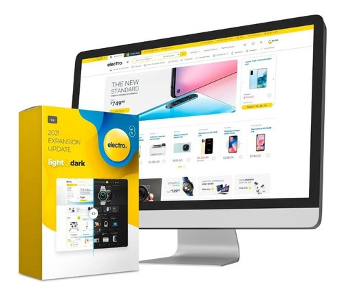 Electro Tema Wordpress Loja Virtual Multi Seguimentos 0