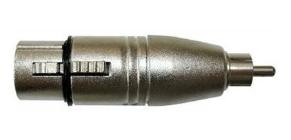 Kit 2 Adaptadores Xlr Fêmea Para Rca Macho Wireconex 1
