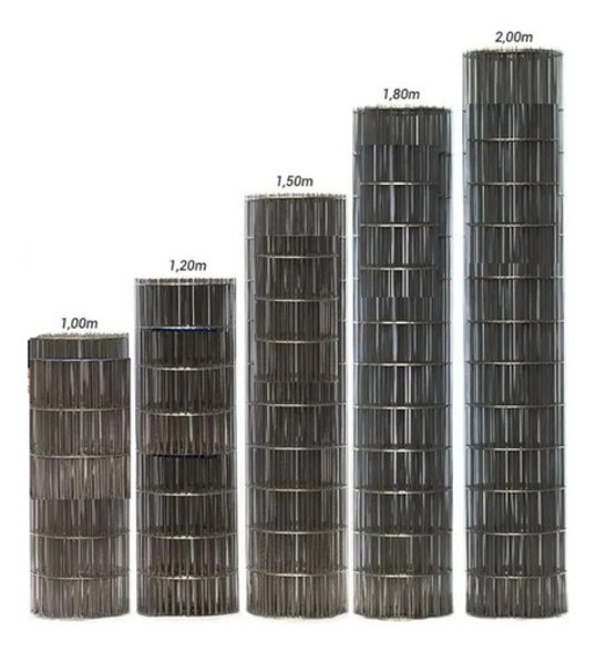 Malla Electrosoldada Galvanizada  Inoxidable- 1.20x25 Mts 1