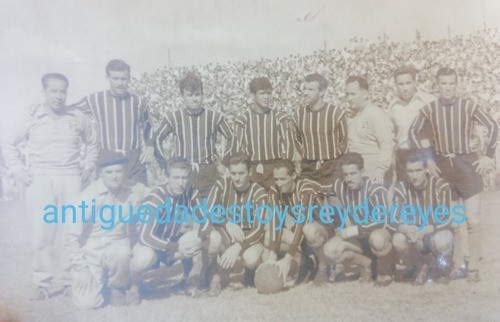 Antigua Fotografia Foto Futbolista Futbol Argentino Equipo 0
