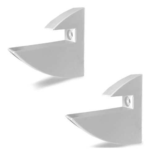 Kit 12 Suportes Bico De Tucano Para Prateleira 15mm 0