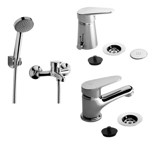 Juego De Grifería Monocomando Modelo Compacta - Fv 0 Juego De Grifería Monocomando Modelo Compacta - Fv 0