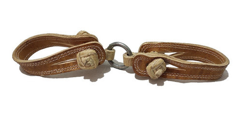 Manea Doble Botón Cuero Crudo Especial Jaleña Talabarteria 0