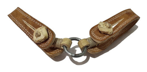 Manea Doble Botón Cuero Crudo Especial Jaleña Talabarteria 1