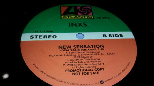 Inxs New Sensation Music & Interview Vinilo Doble Promo Usa 1