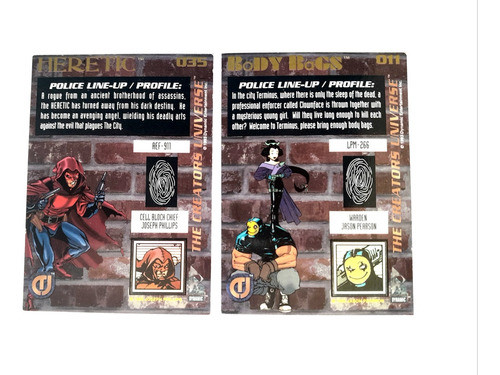 Pack Trading Cards Body Bogs  Y Heretic Creators - Germanes 1