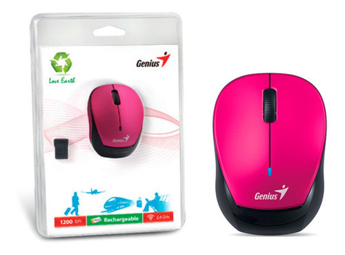 Mouse Genius Micro Travaler Rosado Tranza 0