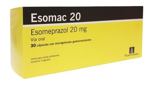 Esomac® 20mg X 30 Cápsulas - Esomeprazol Roemmers 0