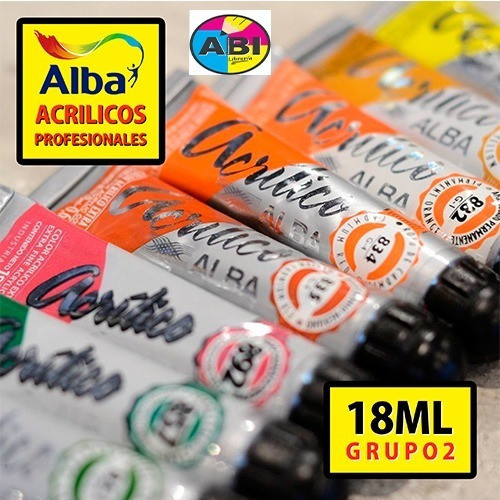 Alba  Profesional Acrilico , Grupo 2 X 18 Ml 0