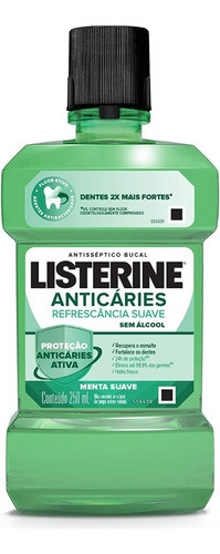 Kit C/ 2 Enxaguante Bucal Anticáries Zero Álcool Listerine 1