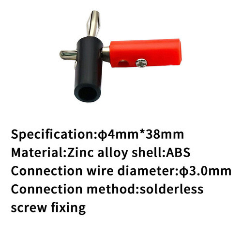 Cenrykay Banana Plugs - Altavoz De Audio De 0.157in (10 Rojo 1