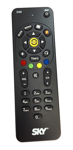Controle Sky Livre (original) Todos Digitais S12 S14  M D40 0