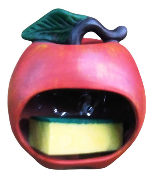 Esponjero  Manzana Cerámica 0