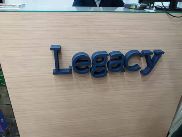 Cartel Corpóreo Con Volumen - Letreros - Logos 3d - Letras 1