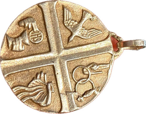 Colgante Medalla Plata 925 Imagen 4 Sacramentos Unisex Luli 0